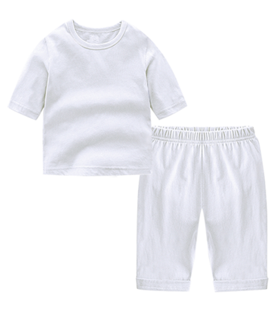 短款儿童家居服-裤子（R0023AB-B） - 仿棉-180g/80