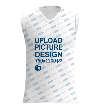 男士V领背心-A0236 - 鸟眼布-110g/100