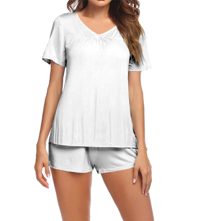 V领家居服（A0008） - 仿棉-180g/S