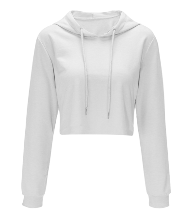 3D 女士短款露脐卫衣 （A0003） - 空气层-220g/S