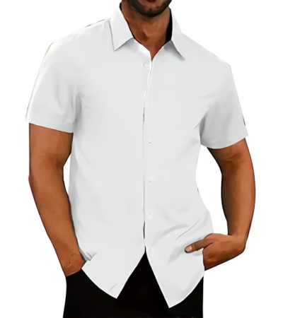 大码短袖衬衫WR016 - 四面弹-120g/0XL