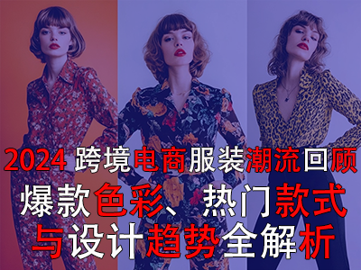 2024跨境电商服装潮流回顾：爆款色彩、热门款式与设计趋势全解析
