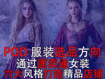POD服装选品方向:通过速卖通女装六大风格打造精品店铺 POD服装选品方向:通过速卖通女装六大风格打造精品店铺