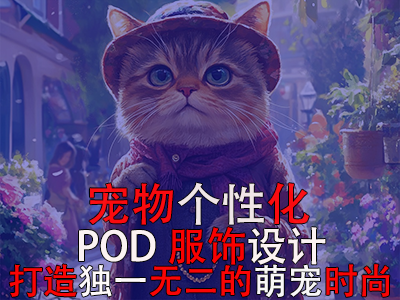 宠物个性化POD服饰设计：打造独一无二的萌宠时尚