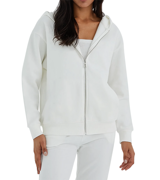 女涤毛圈连帽拉链卫衣LTW20618 - 健康布-220g/S