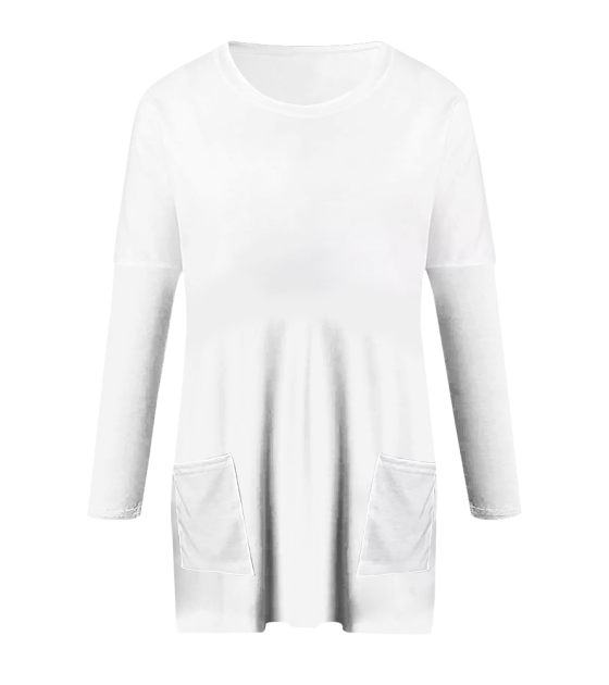 长款落肩袖LTW20068 - 仿棉-180g/S