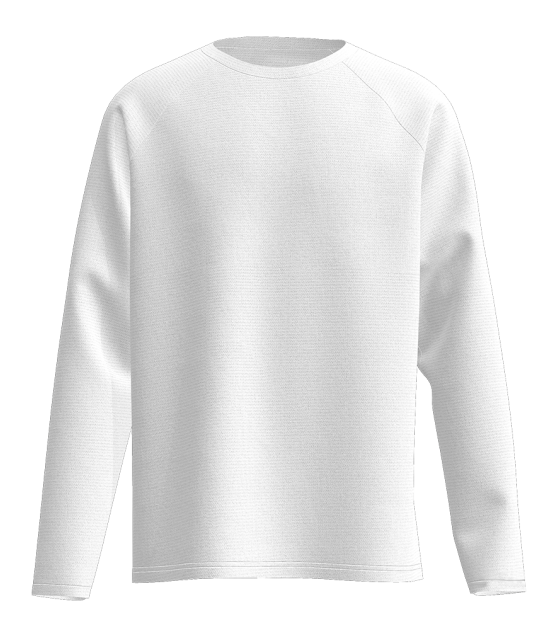 男士插肩袖上衣A0077 - 牛奶丝-170g/S