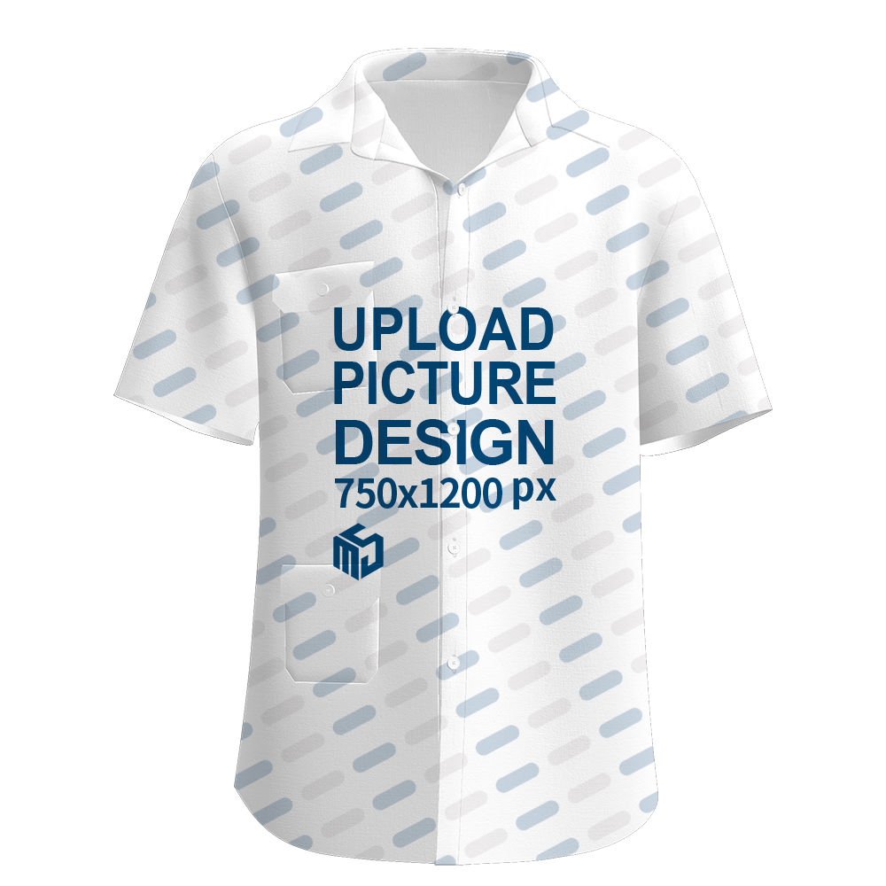 男上下双袋有袋盖翻领短袖衬衫-A0232 - 四面弹-120g/S