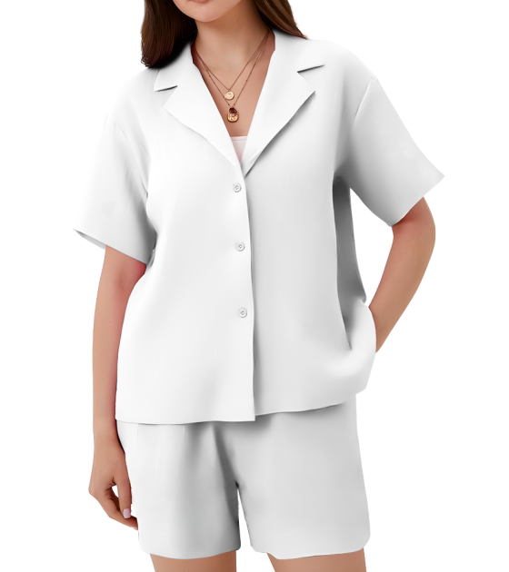 女士衬衫套装R0132 - 四面弹-120g/S