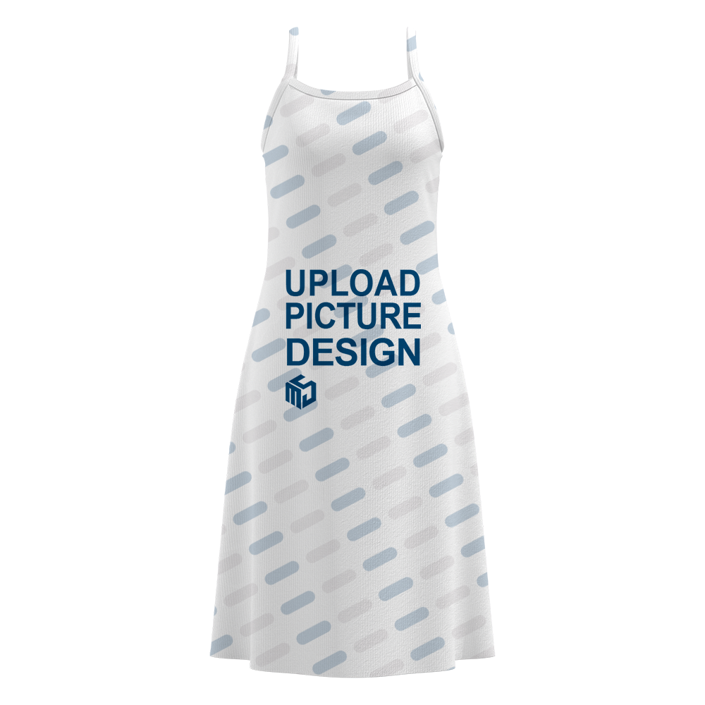 儿童圆领吊带裙-A0255 - 牛奶丝-170g/5-6Y