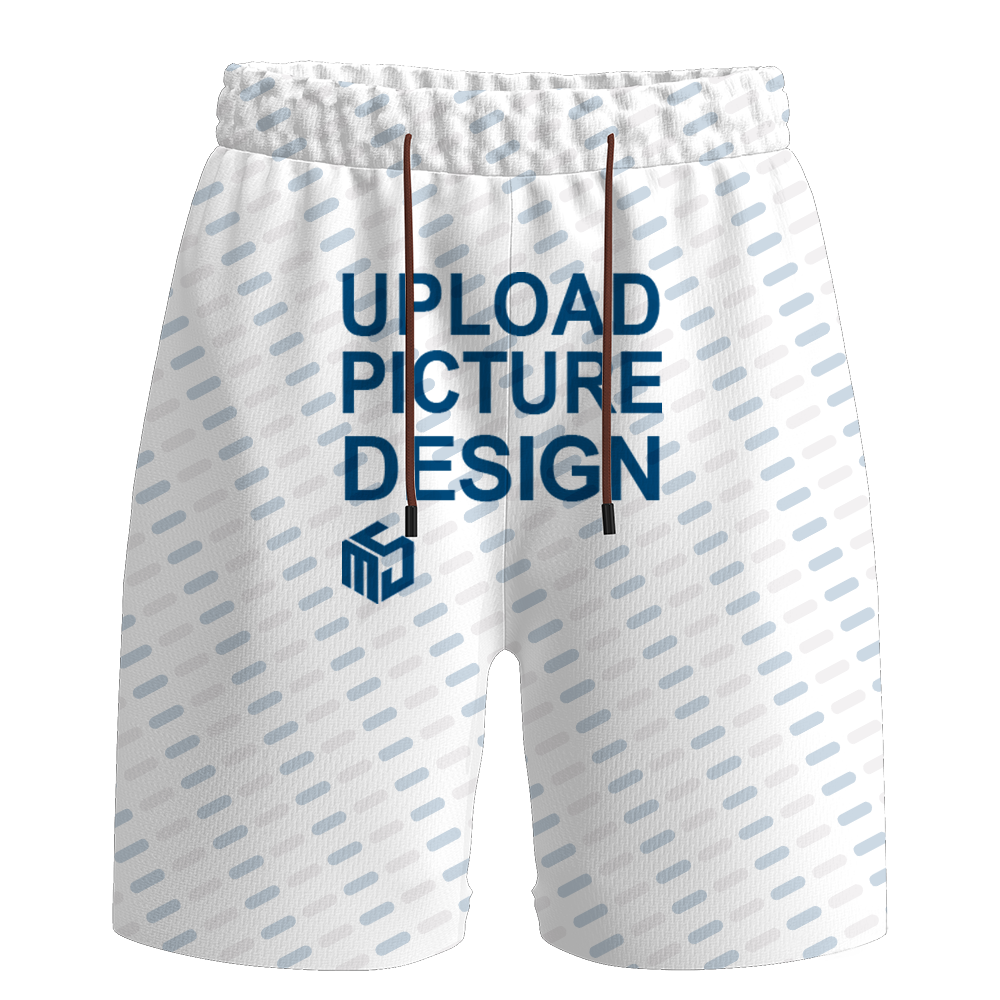 男款双侧袋抽绳沙滩短裤无内网-XHY004W - 鸟眼布-140g/S