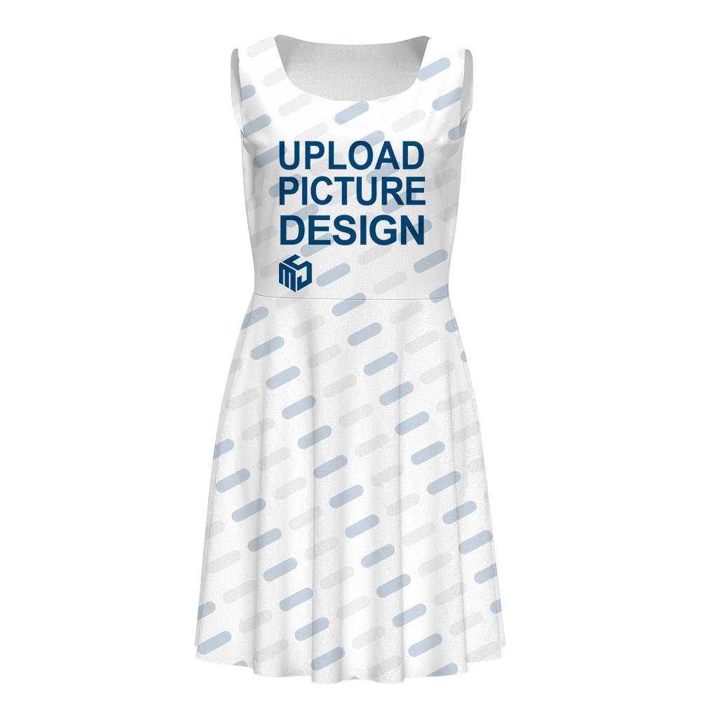 女士无袖马蹄领连衣裙-WRL024 - 牛奶丝-200g/XS