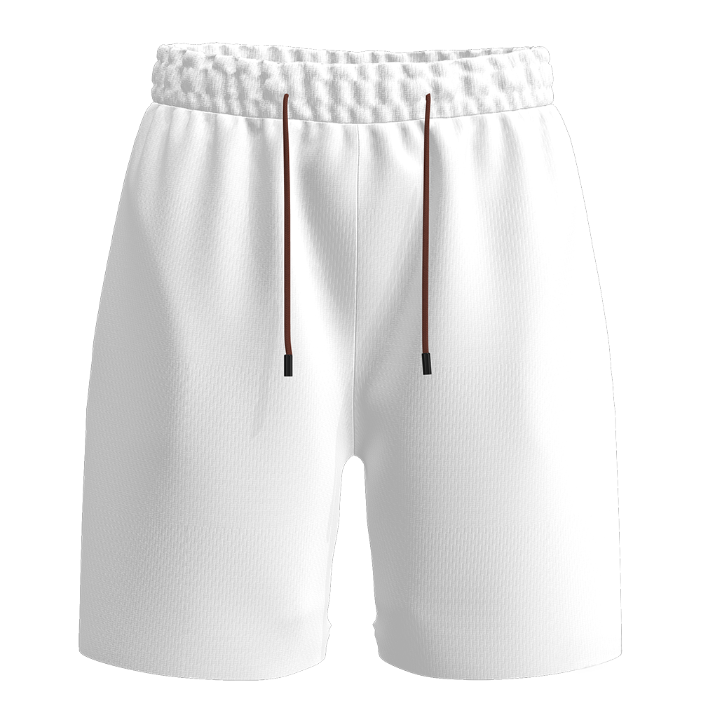 男款两侧袋抽绳沙滩短裤-XHY004S - 四面弹-120g/S