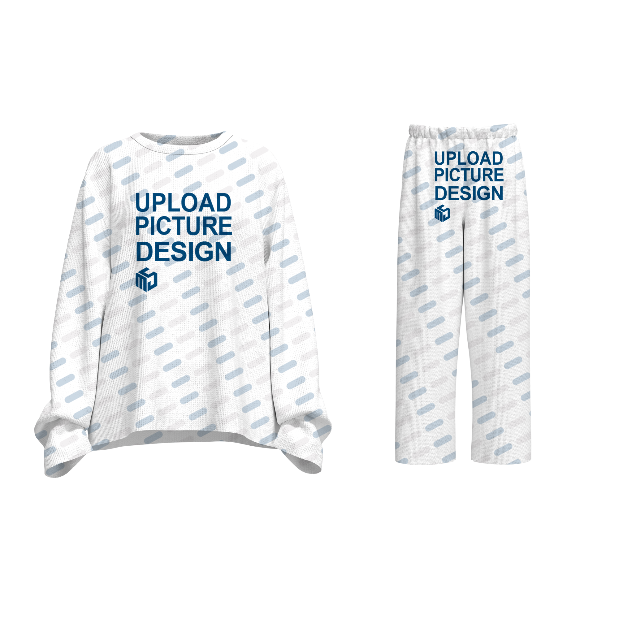 女士圆领长袖裤装无脚口无袖口无袋-HJKJ002 - 磨毛牛奶丝-200g/1XL