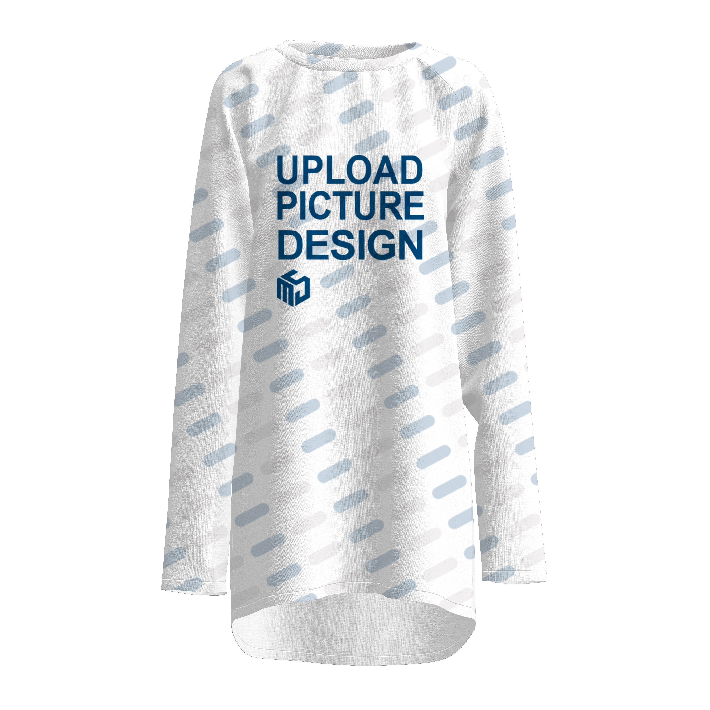 长袖圆领A版T恤-A0089X - 仿棉-200g/S