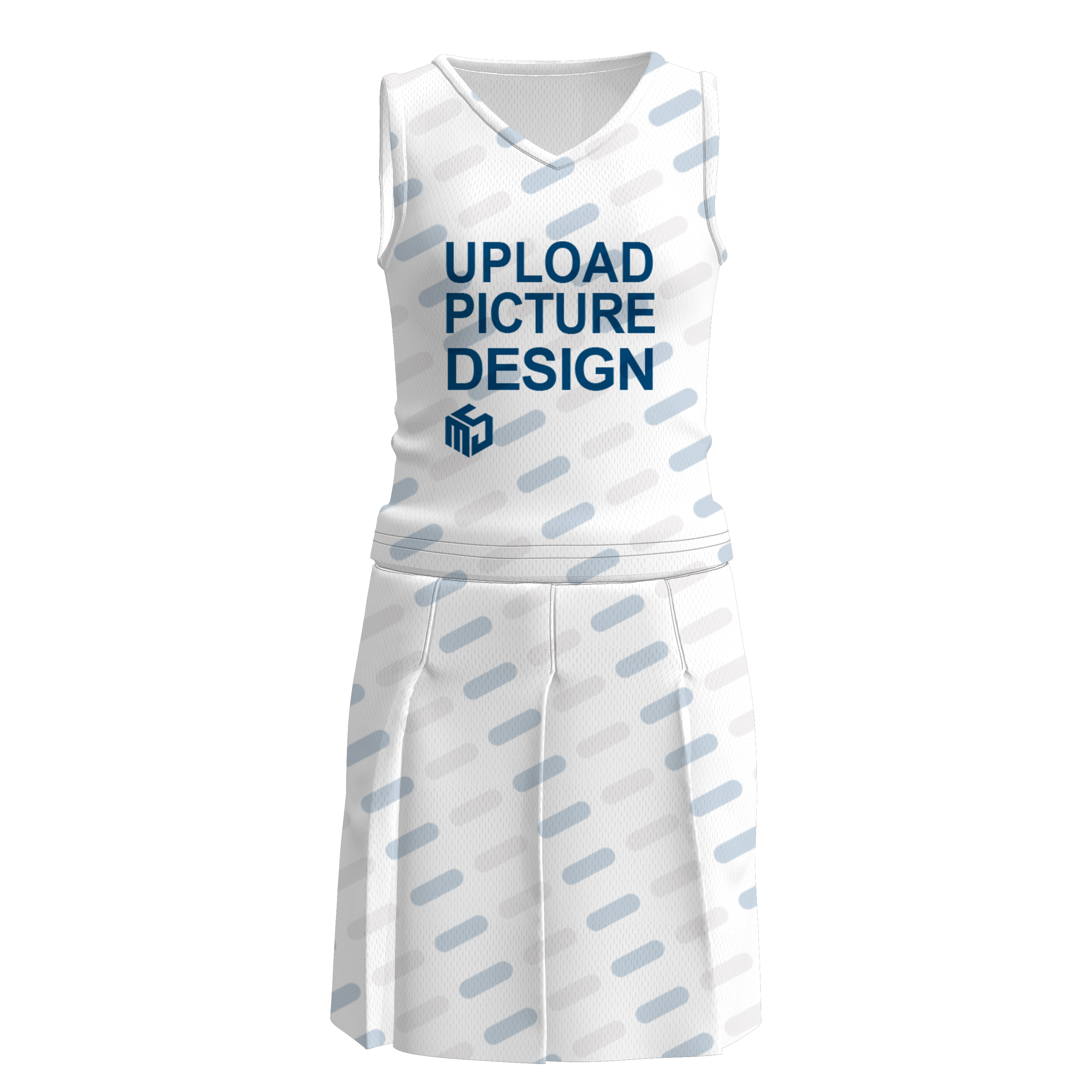 女士裙子套装无袋无袖口无脚口-A0095WX - 鸟眼布-140g/4XS