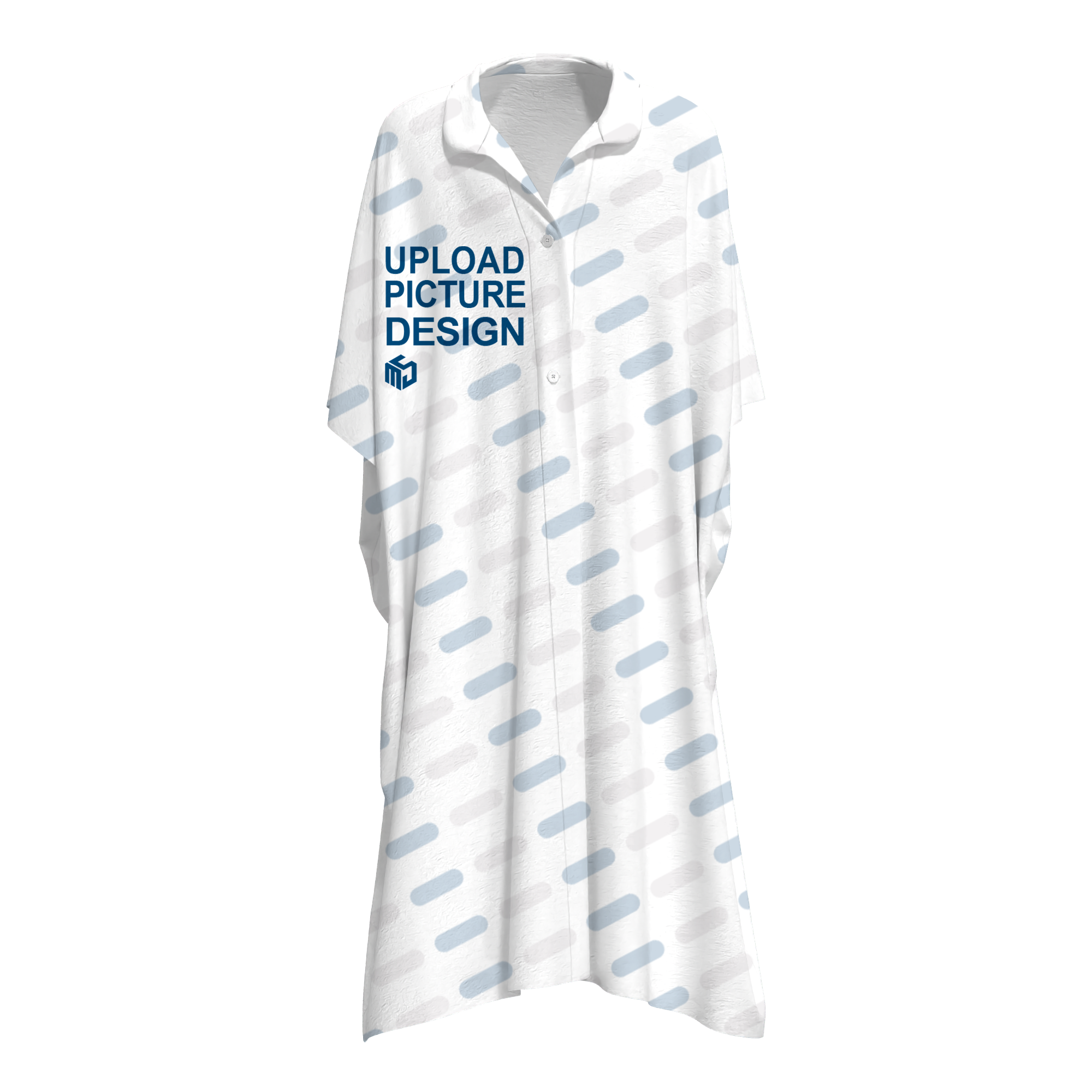 男士双领长袍无袋无脚口无袖口-YKR004 - 双面法兰绒-280g/S