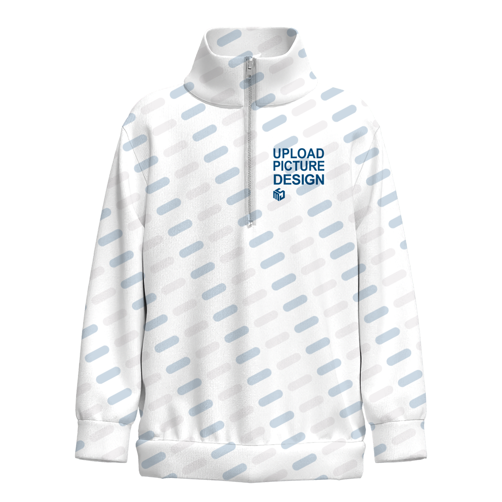  儿童立领长袖半拉链双口袋上衣-XHY066  - 空气层-220g/12-24M