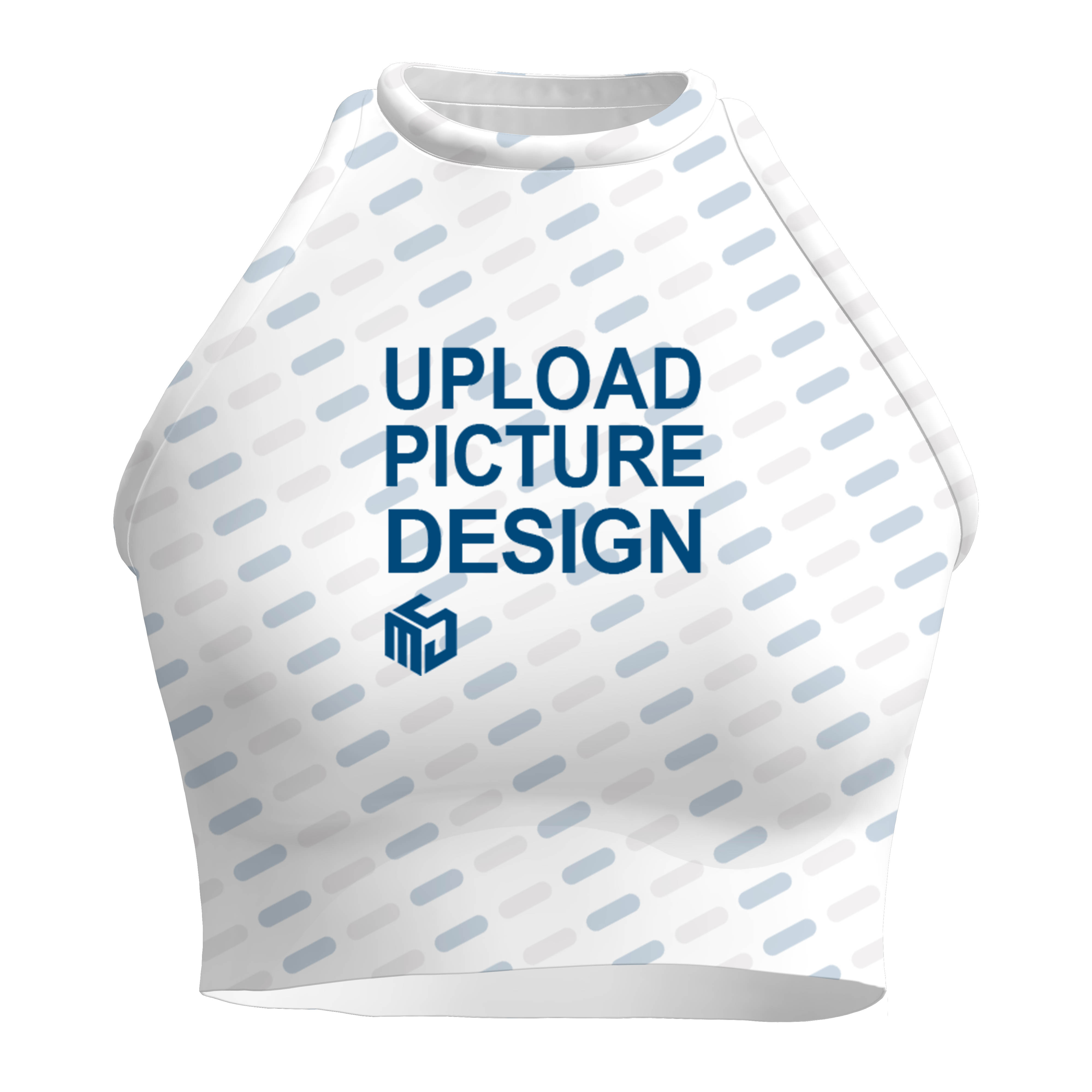 女士圆领数码印背心-A0164X - 仿棉-170g/S