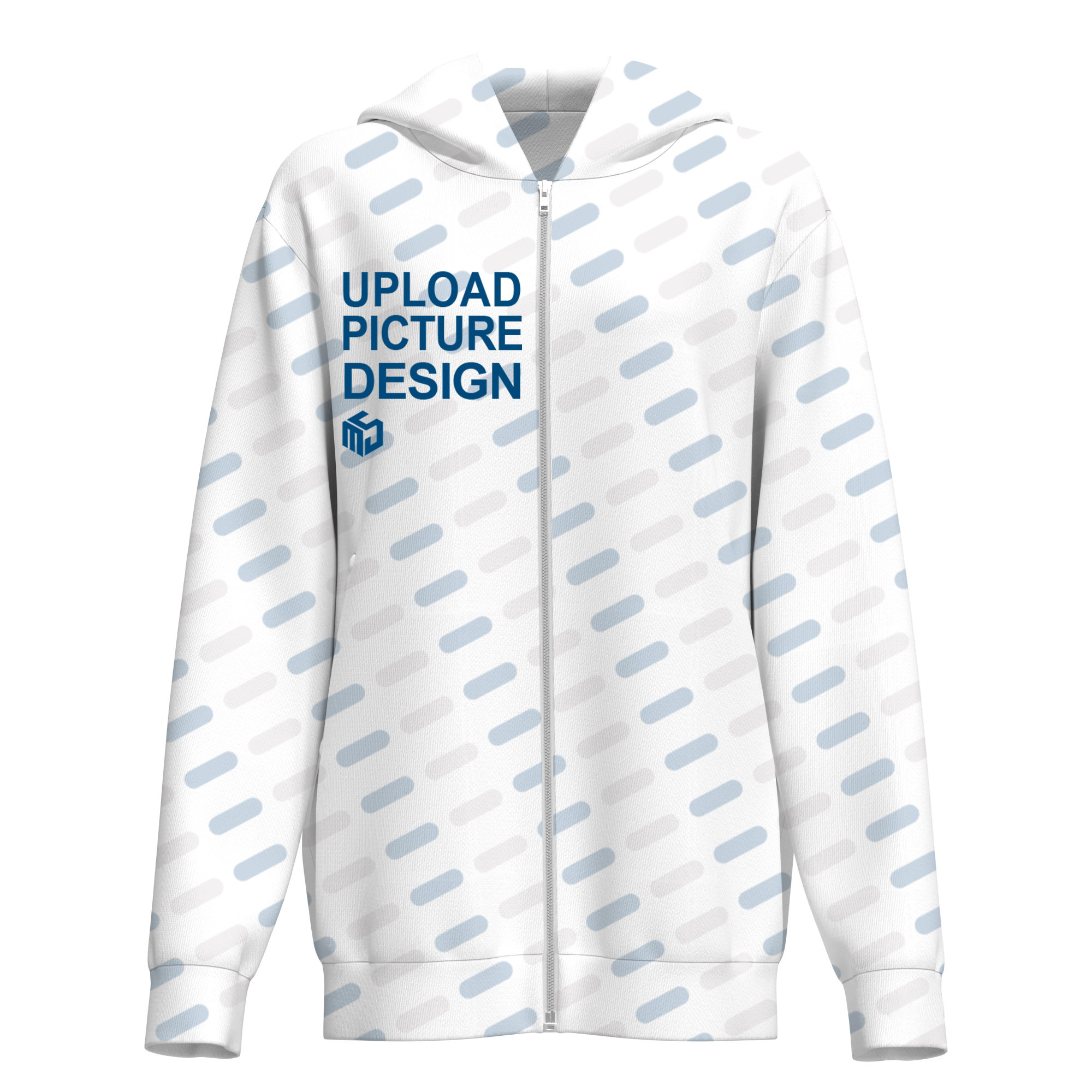 女士开衫有侧袋带袖口连帽卫衣-YQY007 - 健康布-220g/S