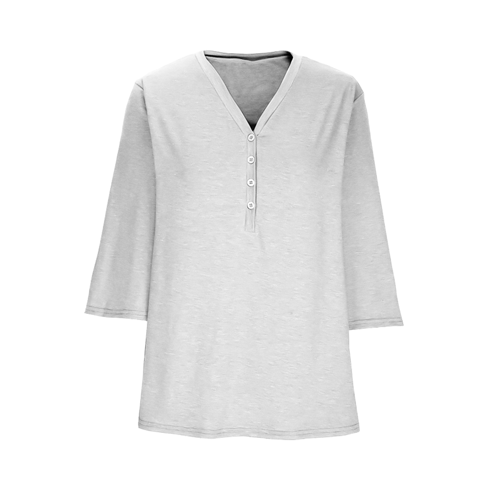 女士V领上衣A0059 - 仿棉-200g/L