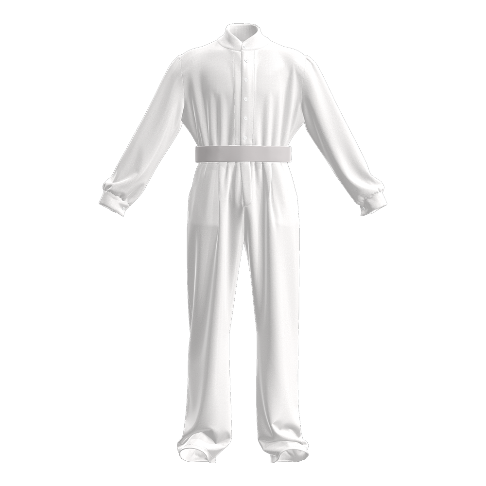 男士连体裤A0151 - 桃皮绒-120g/S