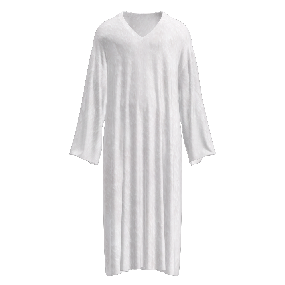 男士长袖V领上衣A0152 - 双面法兰绒-280g/S