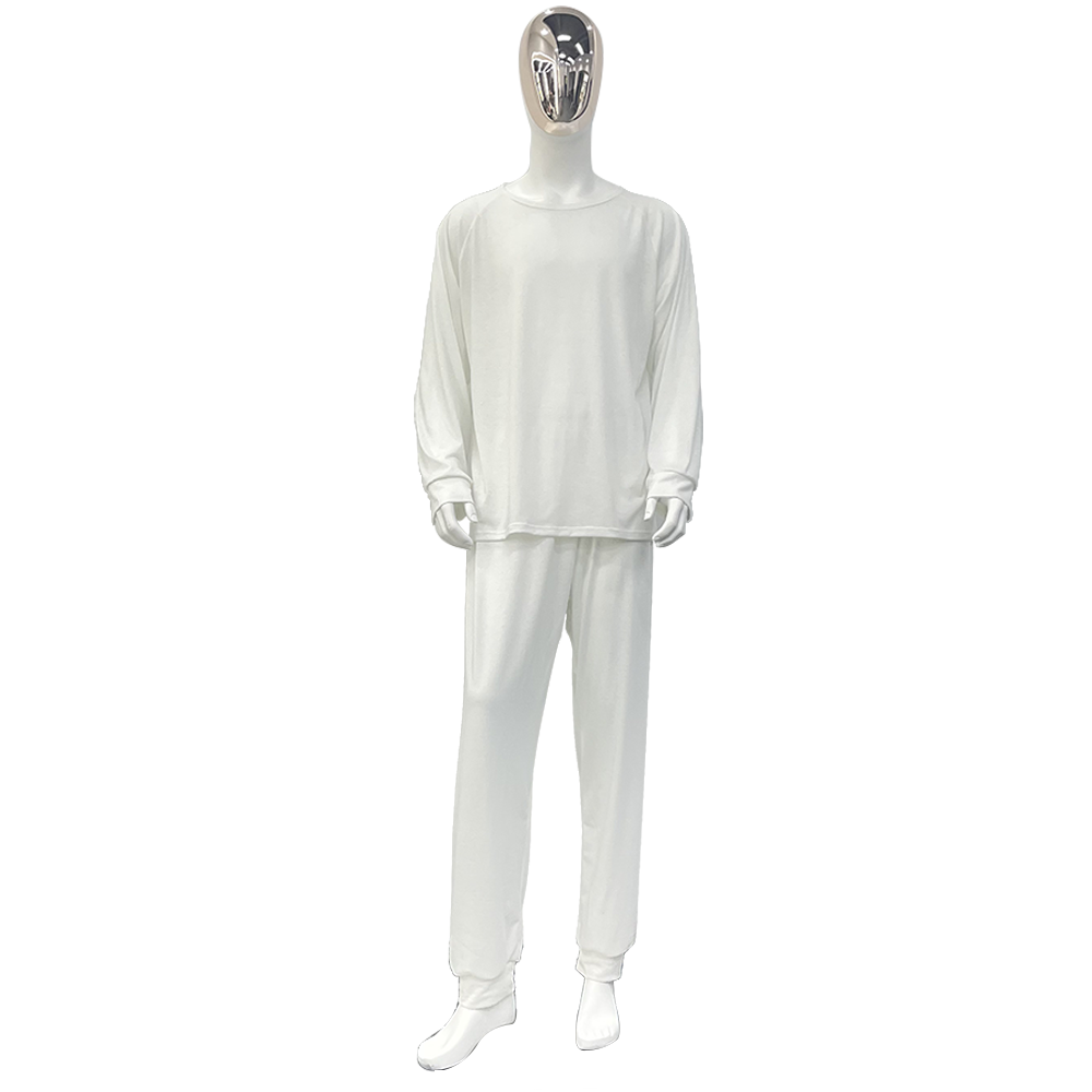 长款插肩袖睡衣套装A0025 - 仿棉-200g/S