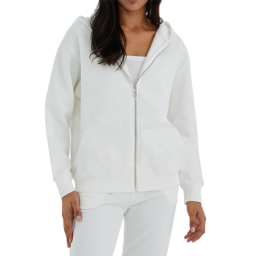 女士拉链卫衣LTWJ21077 - 空气层-250g/S