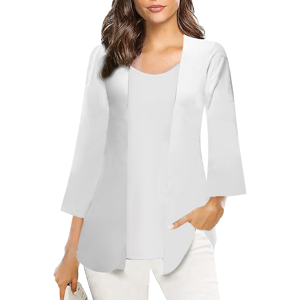 女外衫Plot抽皱袖套装长袖-JBW23001 - 真丝绒-160g/S