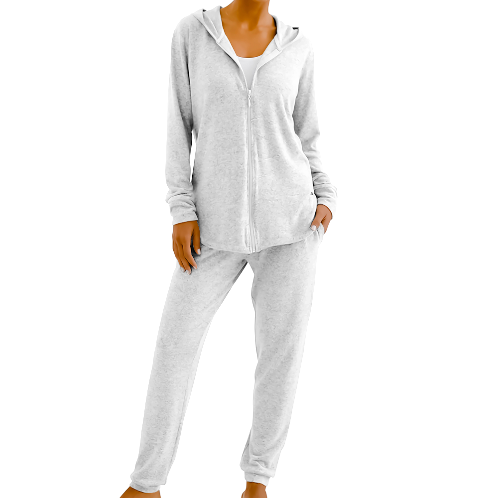 女连帽卫裤套装LTWJ21064 - 涤毛圈-280g/S