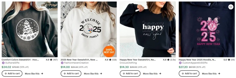 连帽卫衣圣诞节元素