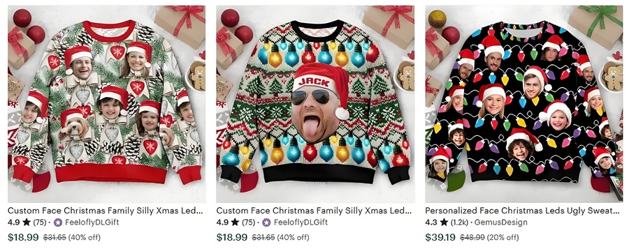 pod服装定制的热门主题之冬季和节日