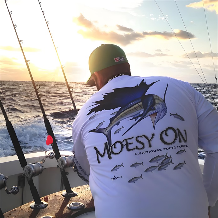 户外运动服装pod的设计主题之钓鱼