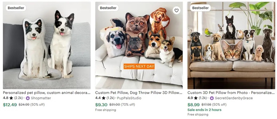 热门定制抱枕的设计主题之宠物枕头