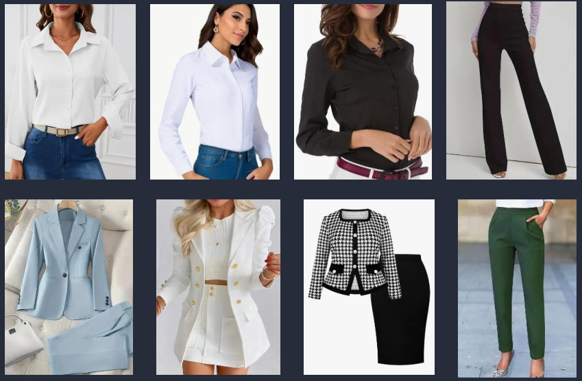 Temu2025女装上新重点欧美市场-通勤场景需求